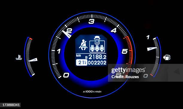 tachometer - mileometer stock pictures, royalty-free photos & images