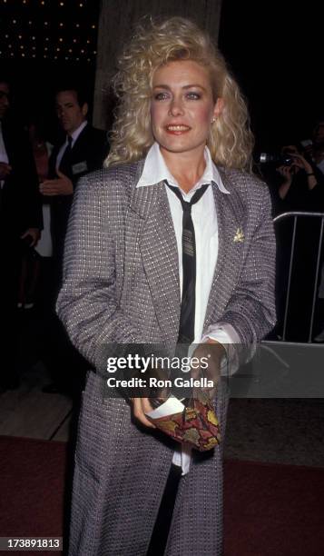 Cassie Yates attends the premiere of "Ishtar" on May 13, 1987 at the Plitt Theater in Century City, California.