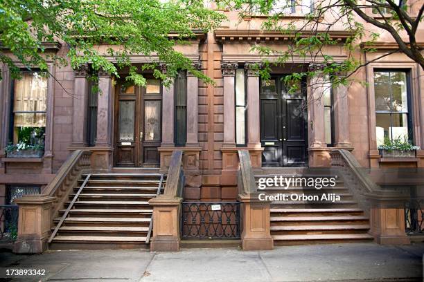brooklyn heights - piedra caliza fotografías e imágenes de stock