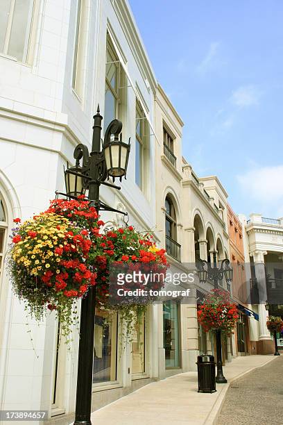 beverly hills shops - beverly hills california stock pictures, royalty-free photos & images