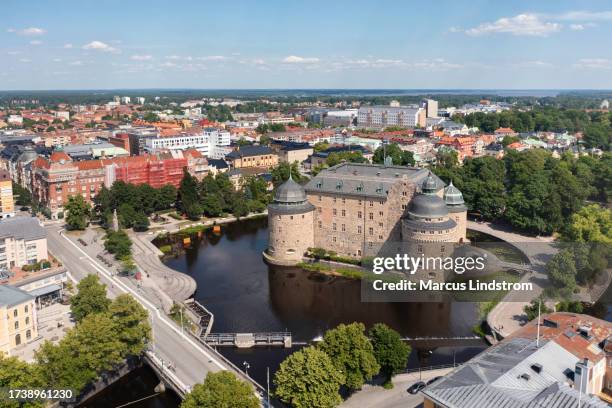 örebro castle - orebro stock pictures, royalty-free photos & images