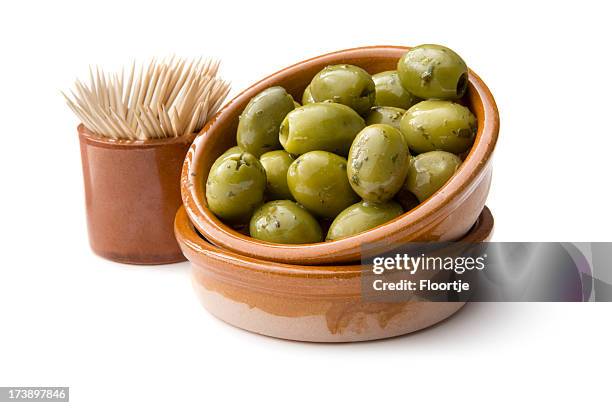 *green olives - tapas stock pictures, royalty-free photos & images