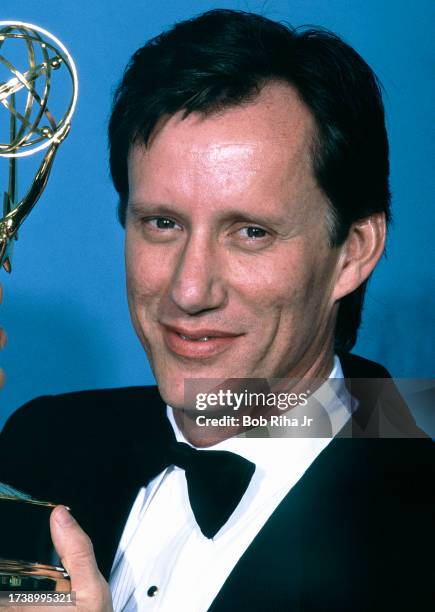 Actor James Woods backstage at the Emmy Awards Show, September 20,1987 in Pasadena, California.