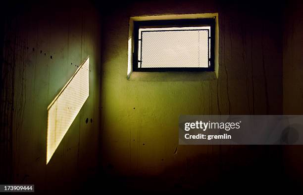 cell - prison window stock pictures, royalty-free photos & images