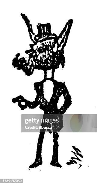 british satire caricature comic cartoon illustration - puppet stock illustrations