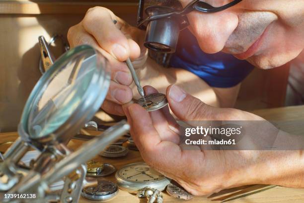 Man Fixing Clock 93 Old Man Fixing Clock Stock Photos, High-Res Pictures, and Images ...
