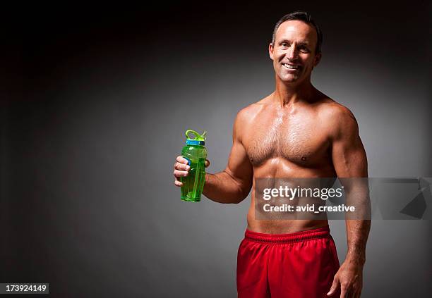 fitness: athlete portrait - human muscle stock pictures, royalty-free photos & images