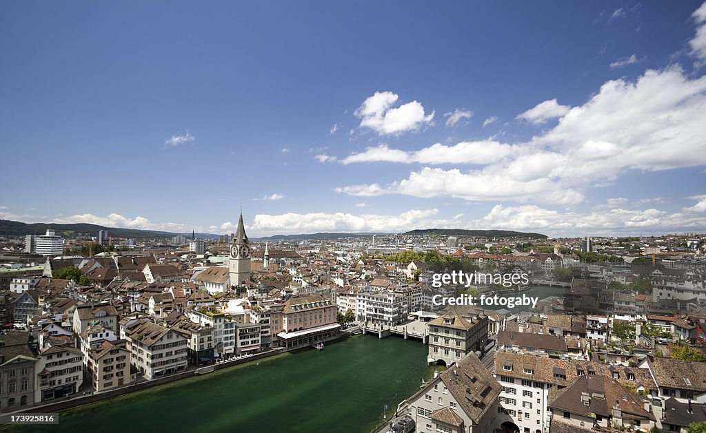 Skyline von Zürich, Schweiz