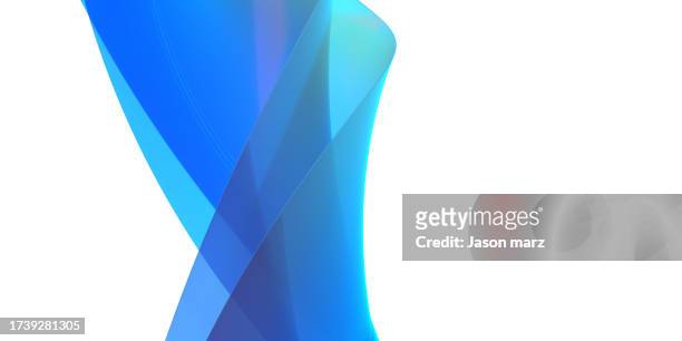 abstract blue green water wave pattern 3d background - green wave pattern stock pictures, royalty-free photos & images