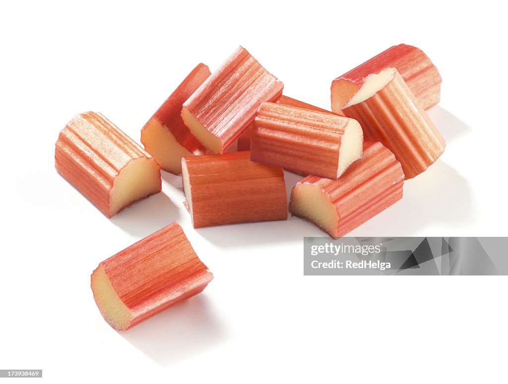 Rhubarb pieces