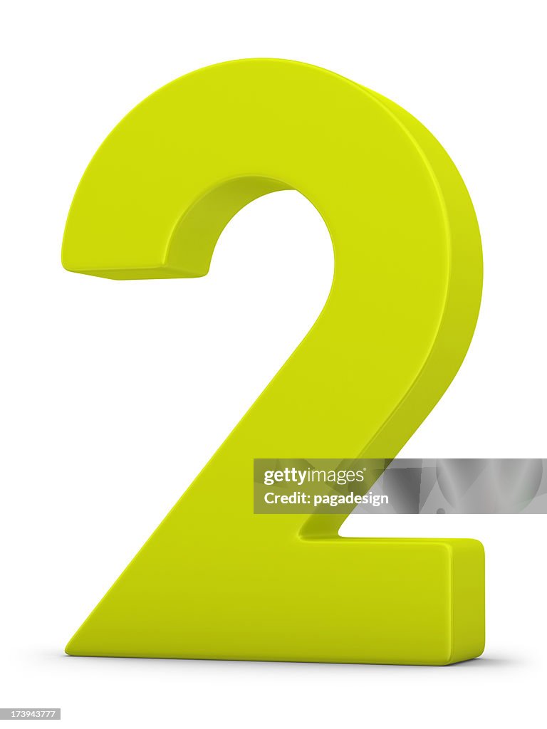 Grüne Nummer 2