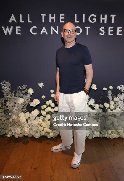 Simon Elliott attends Netflix's "All The Light We Cannot See" Tastemaker at San Vicente Bungalows on October 14, 2023 in West Hollywood, California.