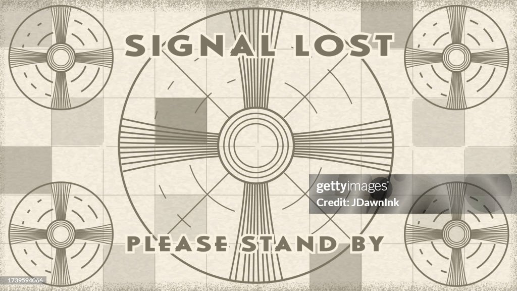 Test Screen Old Fashioned Tv Test Screen Pattern For Television Calibration Reads ...