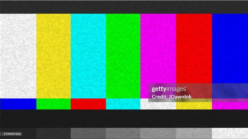 Tv Screen Test Pattern Old Fashioned Tv Test Screen Pattern For Television Calibration No Text ...