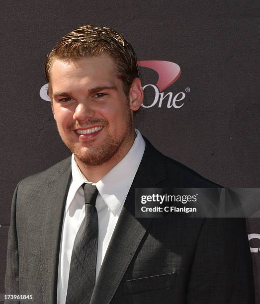 Player Drew LeBlanc arrives at the 2013 ESPY Awards at Nokia Theatre L.A. Live on July 17, 2013 in Los Angeles, California.