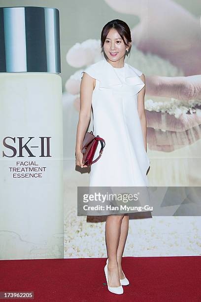 South Korean actress Kim Hee-Ae attends the SK-II 'Pitera House' Pop Up store opening on July 18, 2013 in Seoul, South Korea.