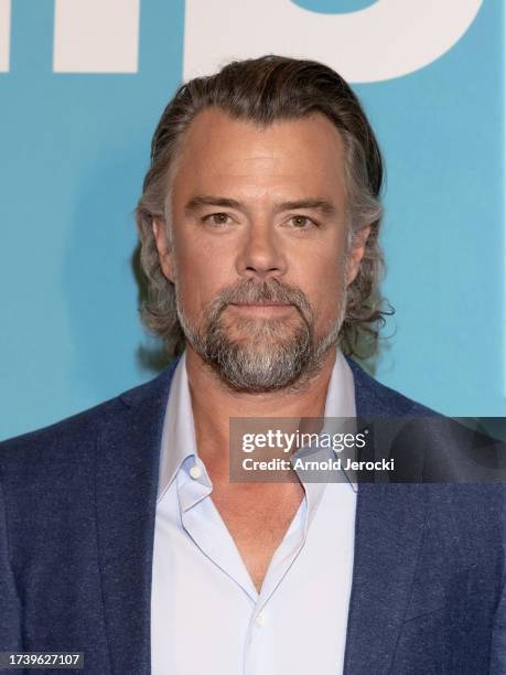 Josh Duhamel attends the 'Opening night party' red carpet at the Majestic hotel on October 16, 2023 in Cannes, France.