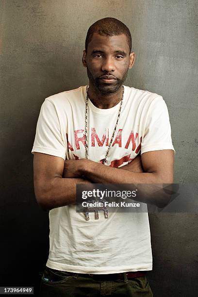 Rapper Wretch 32 is photographed for Self Assignment on July 10, 2013 in London, England.