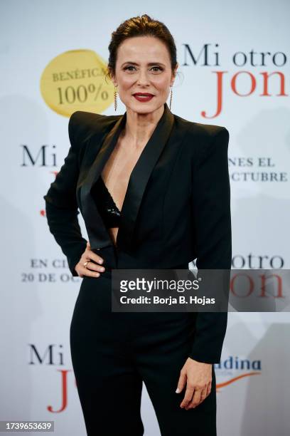 Aitana Sanchez-Gijon attends the Madrid premiere of "Mi Otro Jon" at Cine Capitol on October 16, 2023 in Madrid, Spain.