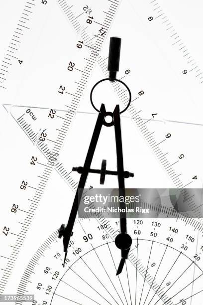 compass and measures - set square stock pictures, royalty-free photos & images
