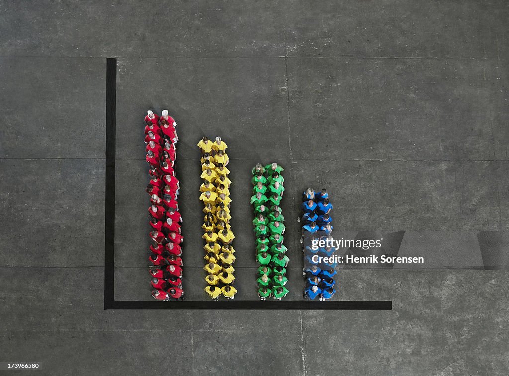 Forming A Line Crowd Forming A Line Graph High-Res Stock Photo - Getty Images