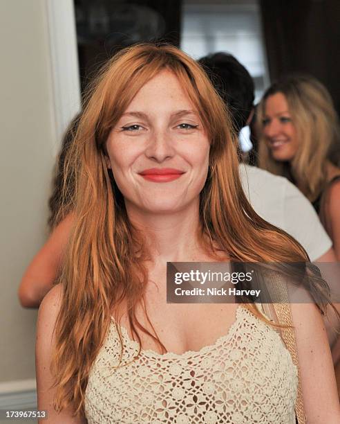 Josephine de la Baume attends MATCHESFASHION.COM Partners With Rika On 'Iron Girl' Project For Rika Magazine on July 18, 2013 in London, England.