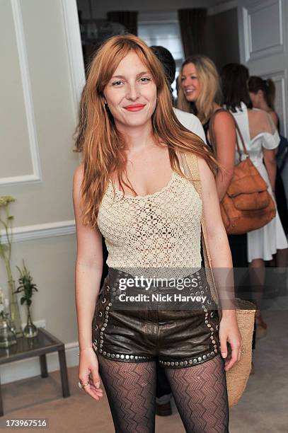 Josephine de la Baume attends MATCHESFASHION.COM Partners With Rika On 'Iron Girl' Project For Rika Magazine on July 18, 2013 in London, England.