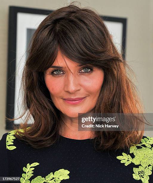 Helena Christensen attends MATCHESFASHION.COM Partners With Rika On 'Iron Girl' Project For Rika Magazine on July 18, 2013 in London, England.