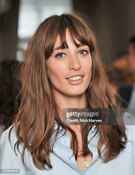 Laura Jackson attends sMATCHESFASHION.COM Partners With Rika On 'Iron Girl' Project For Rika Magazine on July 18, 2013 in London, England.