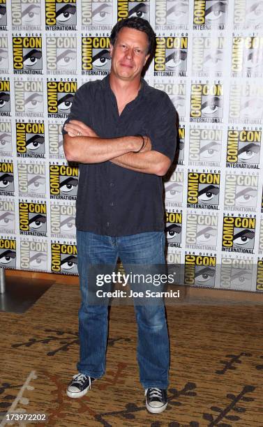 Director Gavin Hood attends "Ender's Game" Comic-Con Press Line at San Diego Convention Center on July 18, 2013 in San Diego, California.