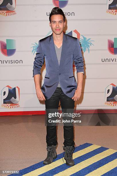 Singer Prince Royce attends the Premios Juventud 2013 at Bank United Center on July 18, 2013 in Miami, Florida.