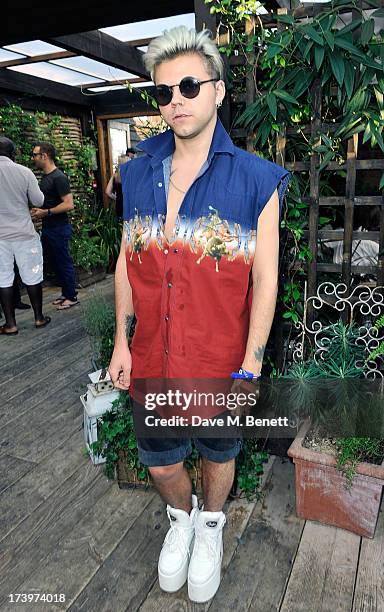 Vince Kidd attends Warner music group summer party in association with Esquire at Shoreditch House on July 18, 2013 in London, England.