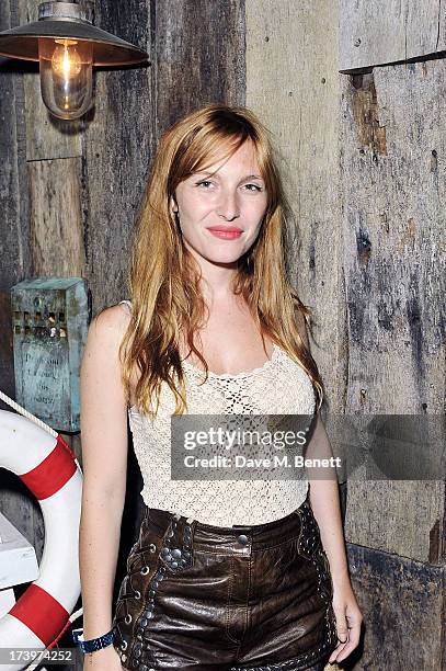 Josephine de La Baume attends Warner music group summer party in association with Esquire at Shoreditch House on July 18, 2013 in London, England.