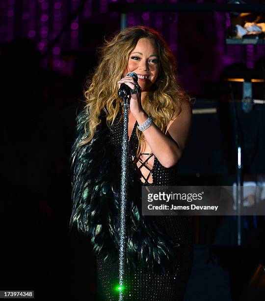 Mariah Carey performs during 2013 Major League Baseball All-Star Charity Concert at Central Park, Great Lawn on July 13, 2013 in New York City.