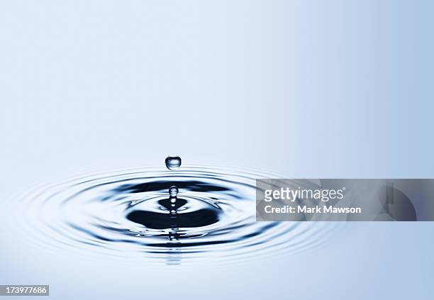 water drop - rippled 個照片及圖片檔