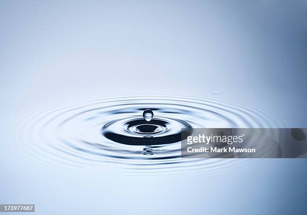 water drop - rippled stock pictures, royalty-free photos & images