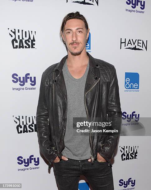 Actor Eric Balfour attends Entertainment One's Comic-Con 2013 Kick Off Party at Sidebar on July 18, 2013 in San Diego, California.