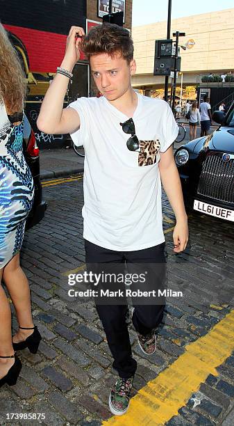 Conor Maynard attending the Warner and Esquire Magazine summer party on July 18, 2013 in London, England.