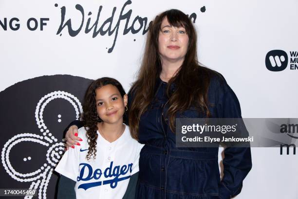 Everly Petty and Adria Petty attend the Los Angeles Amazon Music screening of "Tom Petty: Somewhere You Feel Free - The Making Of 'Wildflowers’” at...