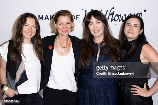 Alison Tavel, Mary Wharton, Adria Petty, and Sarah Haber attend the Los Angeles Amazon Music screening of "Tom Petty: Somewhere You Feel Free - The...