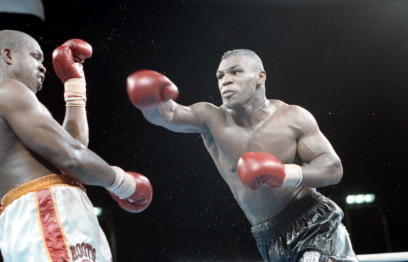 Donovan Ruddock Last Fight Mike Tyson swings a right hook against Donovan Ruddock during the ...