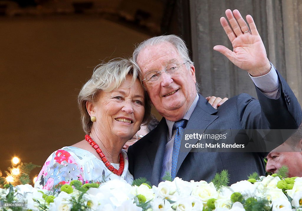 King Albert II of Belgium And Queen Paola Visit Liege