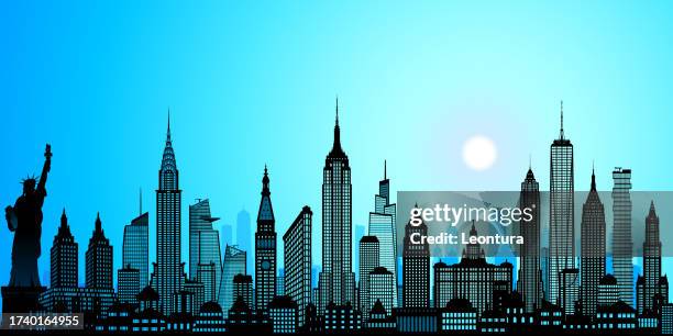 Skyline Von New York City , Stock-Foto