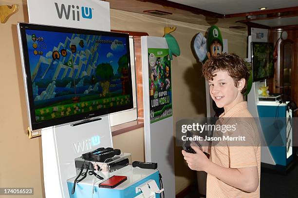 Actor Nolan Gould attends the Nintendo Oasis on the TV Guide Magazine Yacht at Comic-Con day 1 on July 18, 2013 in San Diego, California.