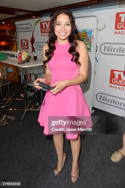 Actress Jessica Parker Kennedy attends the Nintendo Oasis on the TV Guide Magazine Yacht at Comic-Con day 1 on July 18, 2013 in San Diego, California.