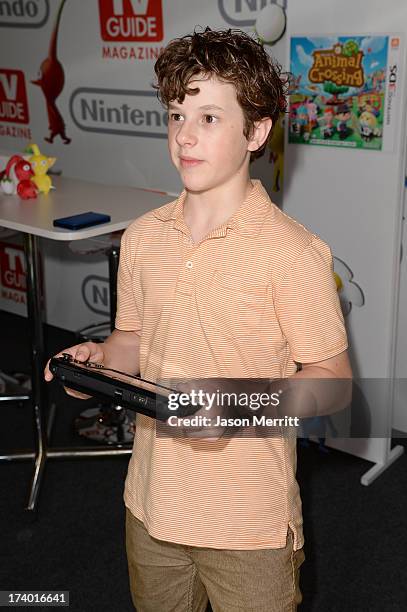 Actor Nolan Gould attends the Nintendo Oasis on the TV Guide Magazine Yacht at Comic-Con day 1 on July 18, 2013 in San Diego, California.