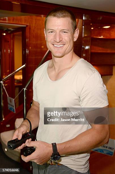 Actor Philip Winchester attends the Nintendo Oasis on the TV Guide Magazine Yacht at Comic-Con day 1 on July 18, 2013 in San Diego, California.
