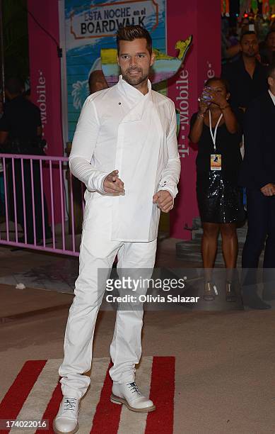 Singer Ricky Martin attends the Premios Juventud 2013 at Bank United Center on July 18, 2013 in Miami, Florida.