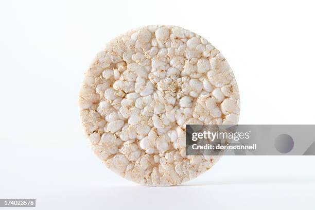 rice cake - cake isolated stockfoto's en -beelden