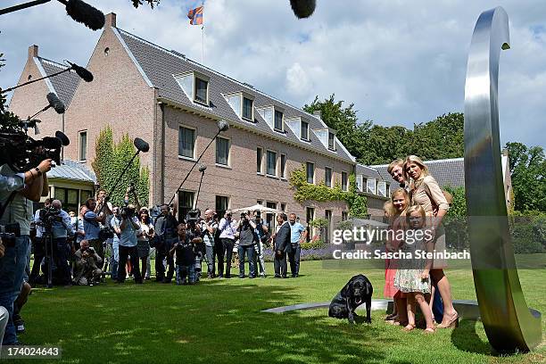 King Willem-Alexander of the Netherlands, Queen Maxima of the Netherlands, Crown Princess Catharina-Amalia of the Netherlands, Princess Alexia of the...